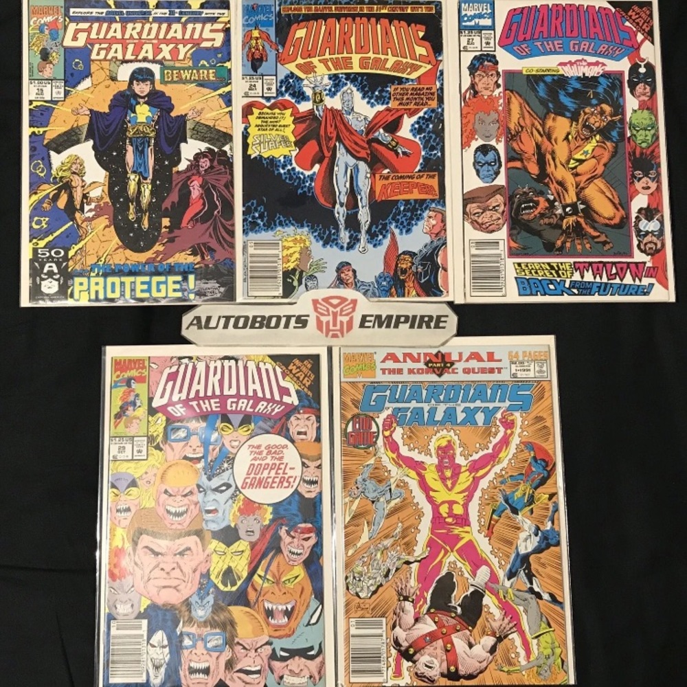 Marvel Guardians Of The Galaxy 15 24 27 29 Annual 4 Korvac Quest Comic VF NM Lee